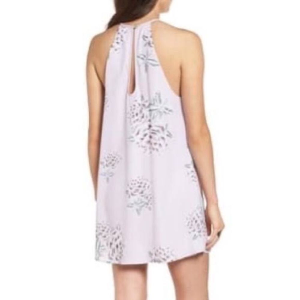 Show Me Your Mumu Dresses Floral Gomez Mini Dress Size L Purple Lilac - Picture 3 of 11